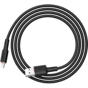 Acefast C2-02 USB to Lightning Cable, 1.2 Meters, Black