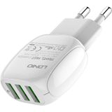 LDNIO A3315 3-USB Wall Charger and Lightning Cable