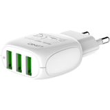 LDNIO A3315 3-USB Wall Charger and Lightning Cable
