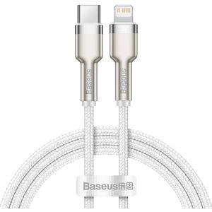 Baseus Cafule USB-C to Lightning Cable, 20W PD Fast Charging, 1 Meter (White)