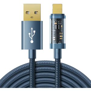 Joyroom S-UL012A20 2m USB-A to Lightning Data Cable (Blue), 2.4A