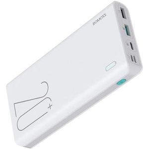 Romoss Sense 6+ Power Bank, 20000mAh, White