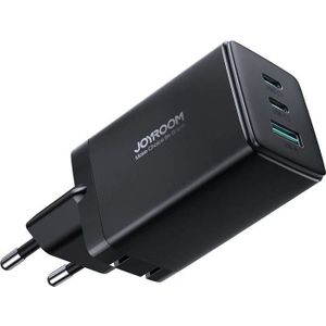 Joyroom TCG01 65W 2-Port GaN USB-C Wall Charger (Black)