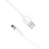 Vention CEYWD 0.5m USB-to-DC 5.5mm Power Cable (White)