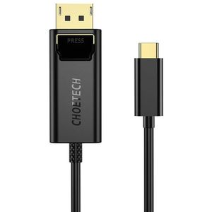 Choetech XCP-1801BK USB-C to Display Port Cable, Unidirectional, 4K Resolution, 1.8m (Black)