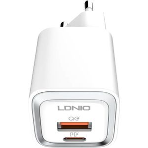 LDNIO A2318C USB Wall Charger with USB-C 20W and Lightning Cable