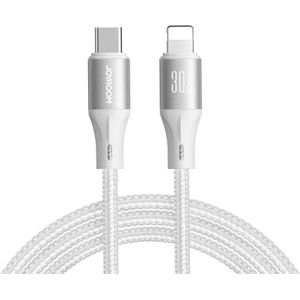 Cable Joyroom Light-Speed USB-C to Lightning SA25-CL3, 30W, 1.2m White