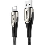 USB-kabel voor Lightning Joyroom Sharp S-M411 2.4A, 3m (Zwart)