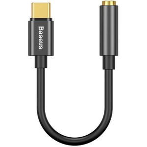 Baseus L54 Audio Adapter USB-C + Mini Jack 3,5mm (Zwart)