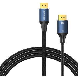 Vention HCELH Blue 8K High-Definition DisplayPort Cable, 2 Meters Long