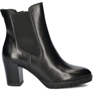 Tamaris - Rits- & Gesloten Boots - Dames Boot - Zwart - Leer - Chelsea-look