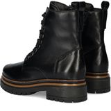 Nelson - Veterboots - Zwart - Leer