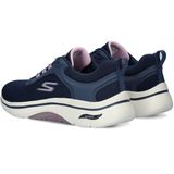 Skechers - Archfit - Sneakers - Blauw - Materiaal: Textiel
