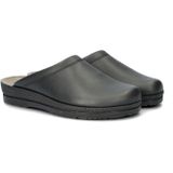 Rohde - 1515 - Pantoffels - Zwart - Leer - Herenslipper