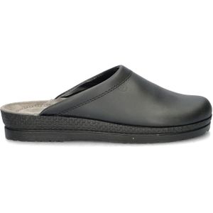 Rohde - 1515 - Pantoffels - Zwart - Leer - Herenslipper