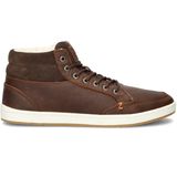 Hub - Mark Veterboots - Gevoerd - Gewaxt Nubuck - Rubberen Loopzool