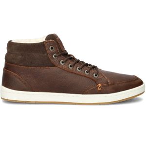 Hub - Mark Veterboots - Gevoerd - Gewaxt Nubuck - Rubberen Loopzool