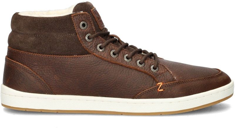 Hub - Mark Veterboots - Gevoerd - Gewaxt Nubuck - Rubberen Loopzool