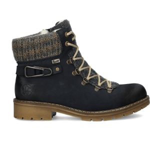 Rieker Veterboots Donkerblauw