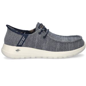 Skechers - Hands Free Slip-In Go Walk Max - Mocassin - Blauw - Textiel