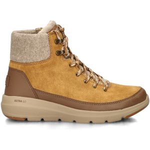 Skechers Glacial Ultra dames veterboot - Cognac