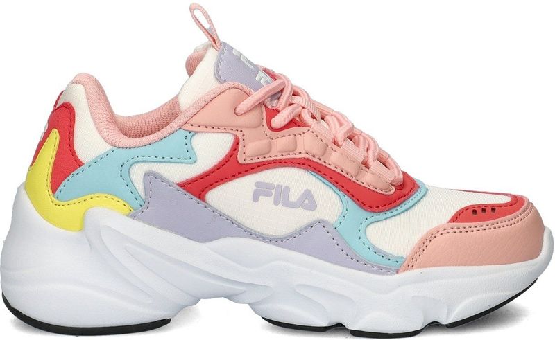 Fila - Collene CB - Sneakers - Imitatieleer/Mesh - Wit/Zwart