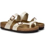 Birkenstock - Mayari - Dames Teenslipper - Zwart - Synthetisch Materiaal
