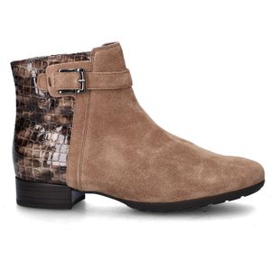 Gabor - Comfort - Enkellaarsjes - Suède - Snake Print