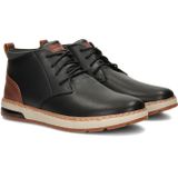 Skechers - Evenston Renli - Sneaker - Zwart - Leder - Luchtgekoeld Geheugenschuim