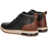 Skechers - Evenston - Herensneakers - Zwart - Leer