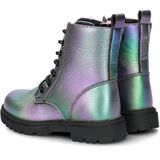 Nelson - Veterboots - Dual-Chrome Rainbow - Imitatieleer - Meisjes