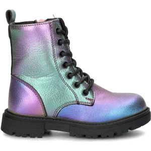 Nelson - Veterboots - Dual-Chrome Rainbow - Imitatieleer - Meisjes