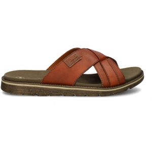 Rieker - Heren Slipper - Zwart - Leer