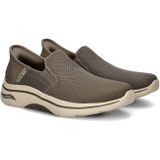 Skechers - Hands Free Slip-Ins Go Walk Arch Fit 2.0 - Instapschoen - Taupe - Textiel