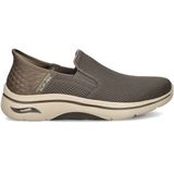 Skechers - Hands Free Slip-Ins Go Walk Arch Fit 2.0 - Instapschoen - Taupe - Textiel