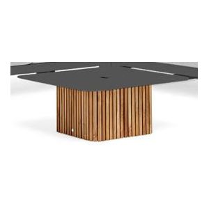 Suns Savona lounge table 80x80 MRG teak legs