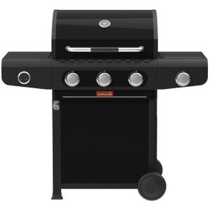 Barbecook Siesta 310 Graphite - Gas BBQ barbecue - 3 Branders - Met zijbrander - 1 vaste zijtafel - 124x56x118cm