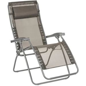 Lafuma Grafiet clip relax fauteuil + beschermhoes