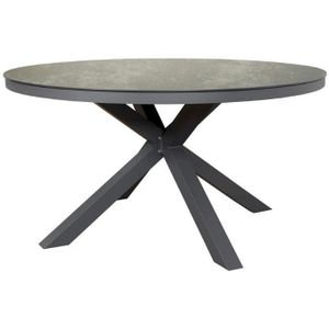 Lifestyle Bianca HPL tafel rond 140cm antraciet