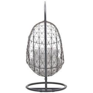 Garden Impressions Panama hangstoel eivorm taupe rope, carbon black frame