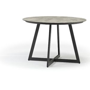 Callisto Paola tafel 120cm rond HPL antraciet