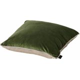 Madison - Sierkussen Velvet Army Green, Panama Linnen - 45X45 - Groen