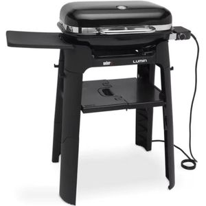 Weber Lumin Black met onderstel elektrisch