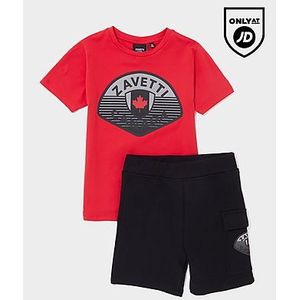Zavetti Canada Botticini Reflective T-Shirt/Shorts Set Children, Red