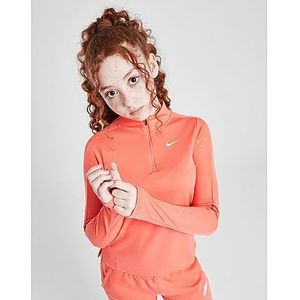 Nike Girls' Long Sleeve 1/2 Zip Top Junior, Magic Ember