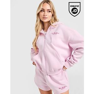 New Balance Tones Full Zip Boyfriend Hoodie, Pink