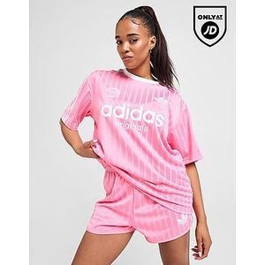 adidas Originals Football Oversized T-Shirt, Pink