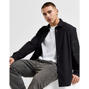 BOSS Sleeve Pocket Overshirt, Black