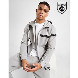 BOSS Stripe Saggy Hoodie, Grey