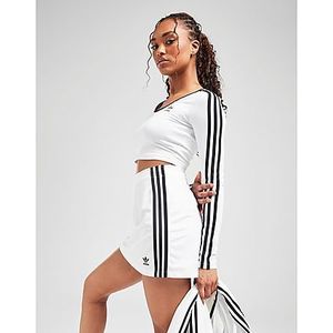 adidas Originals 3-Stripes Mini Skirt, White